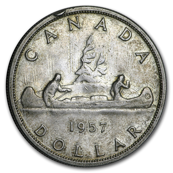 1937-1957 Canada Silver Dollar Avg Circ 1937-1957 Canada Silver Dollar Avg Circ